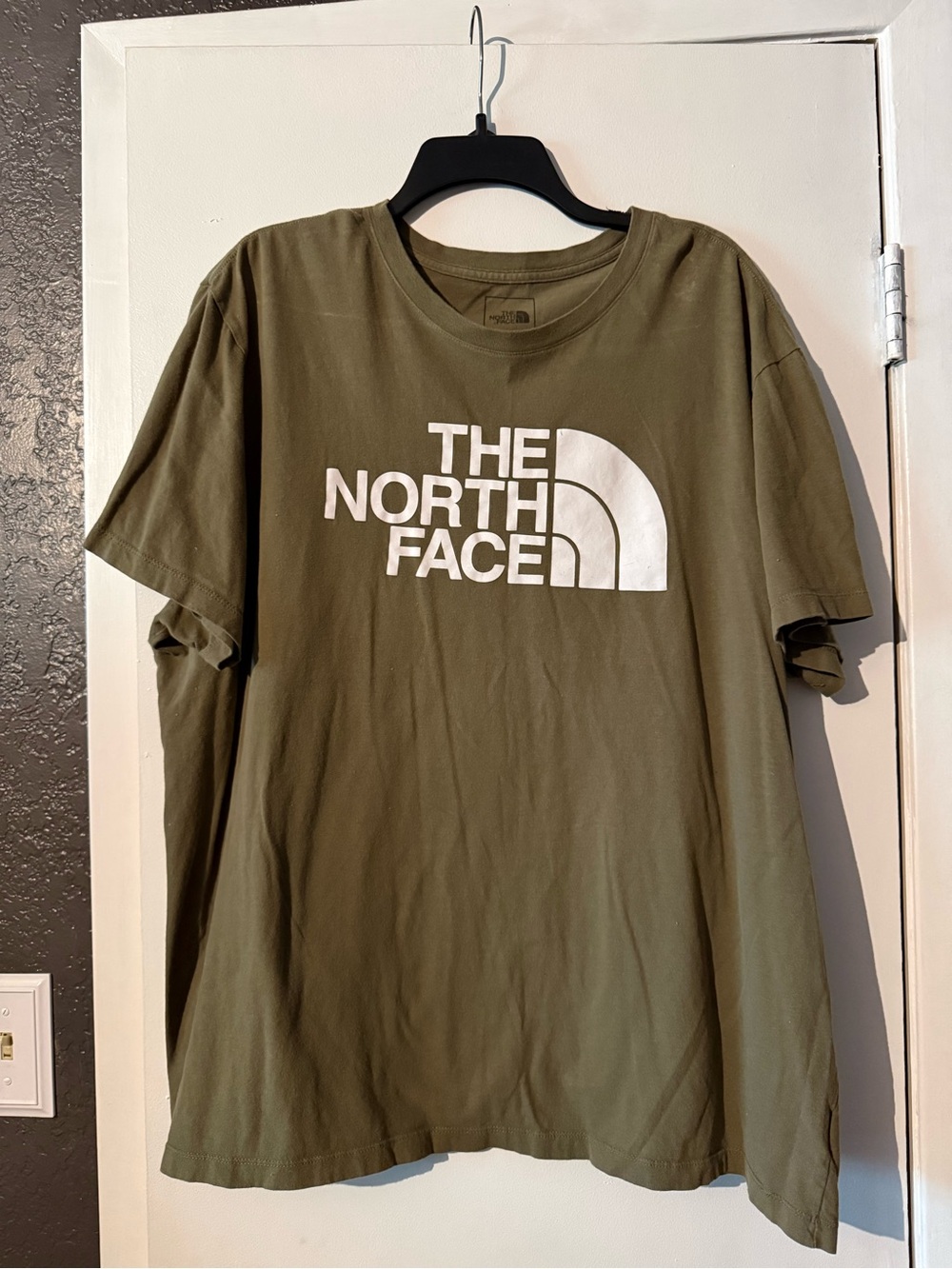 The North Face Olive Green Logo Short Sleeve Tee